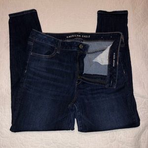 AE dark wash jeans